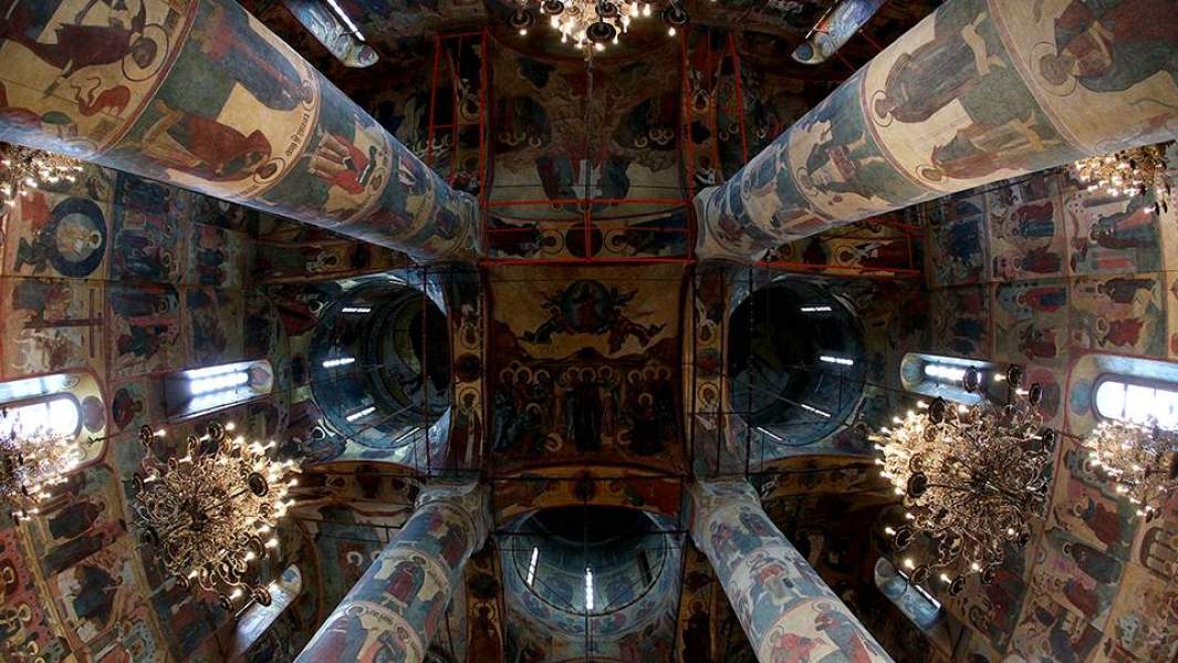 фрески собор успенский кремль