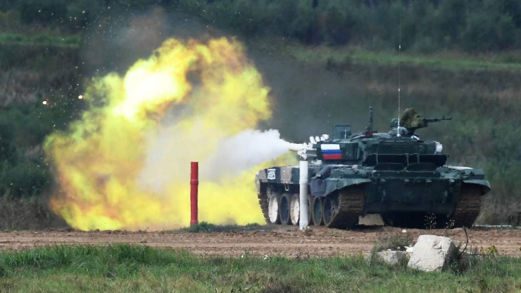 Соревнования танковых экипажей на международном форуме «АРМИЯ-2021»