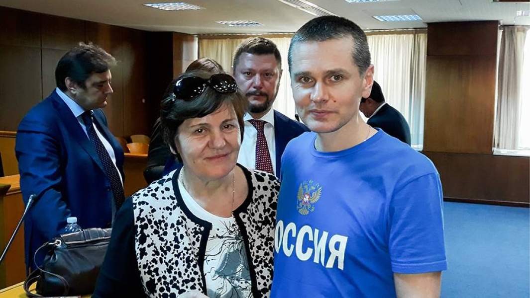 Александр Винник с матерью Верой Винник