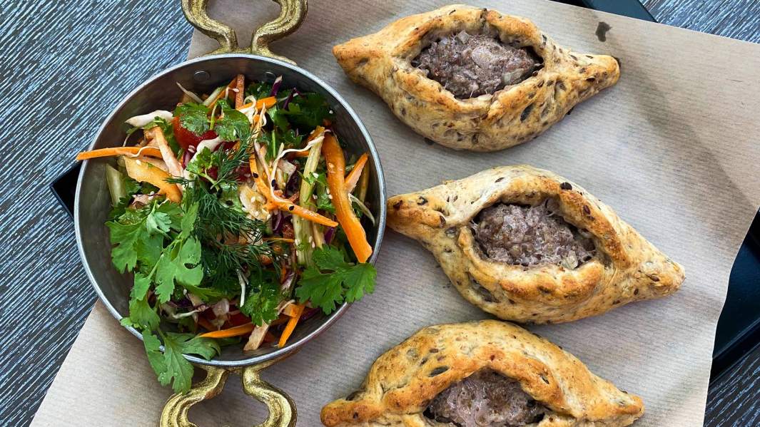 Блюдо из экспериментального меню