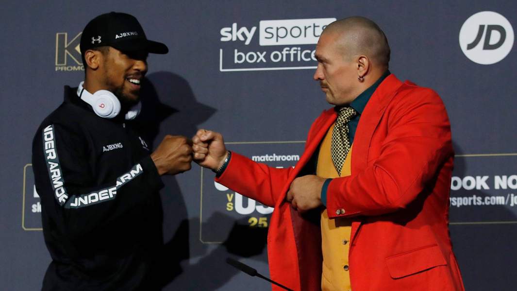Энтони Джошуа и Александр Усик