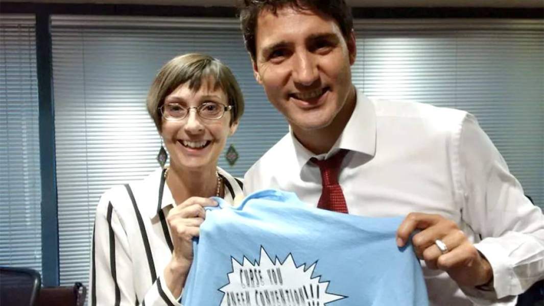 Сьюзи Кис с премьер-министром Джастином Трюдо. 2018 год