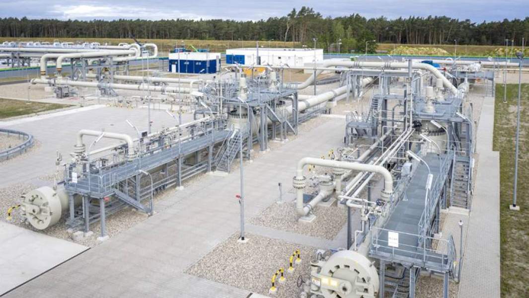 Площадка приема диагностических и очистных устройств газопровода «Северный поток - 2»