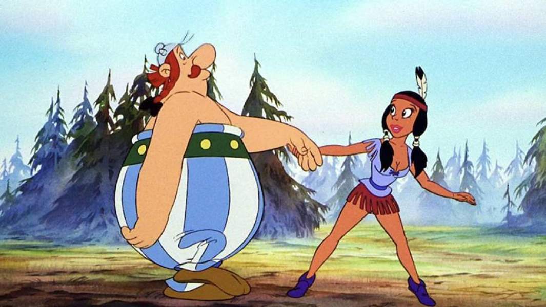 Иллюстрация из книги «Астерикс и индейцы», изъятой из библиотек школьного совета Провиденса