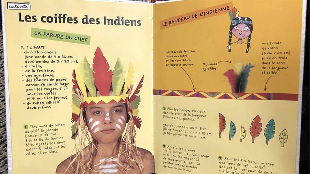 Страницы из книги Indiens, Indiennes, изданной в 2000 году