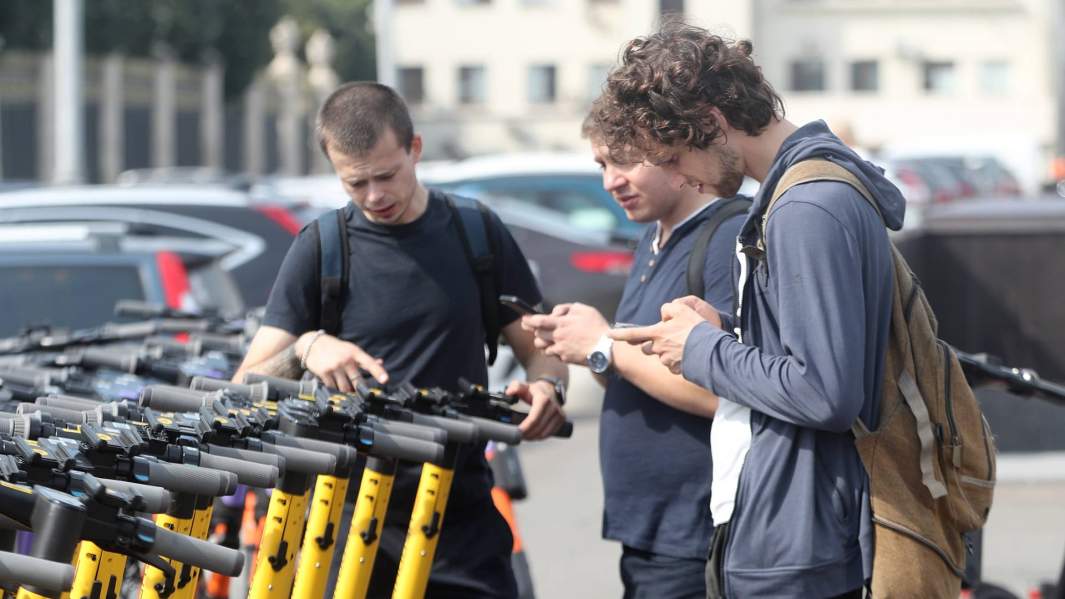 прокат электросамокатов