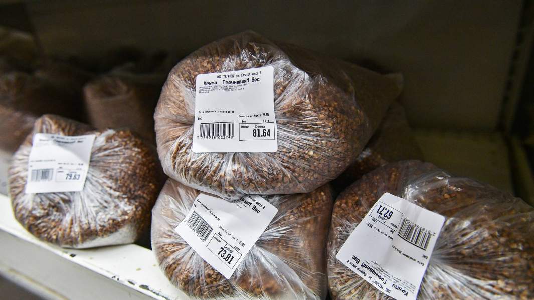 продажа гречки на развес в магазине