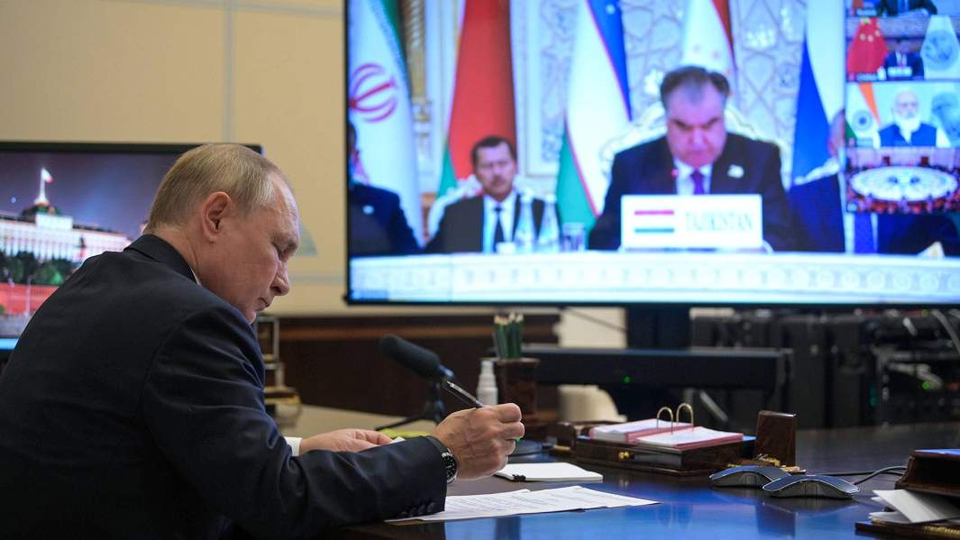 Заседание Совета глав государств - членов ШОС