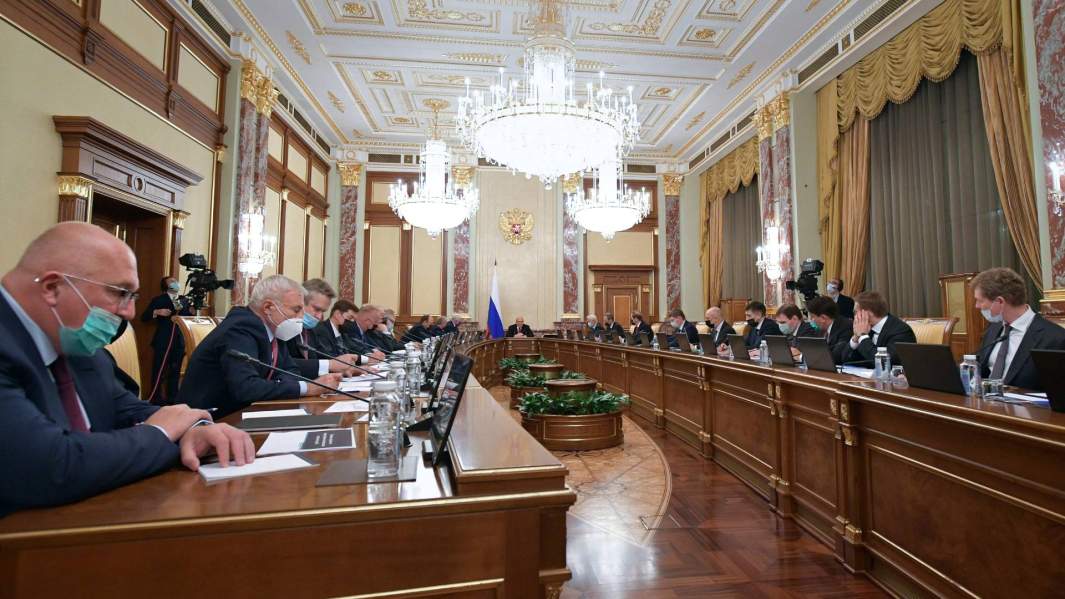 Встреча Михаила Мишустина с членами бюро правления Российского союза промышленников и предпринимателей