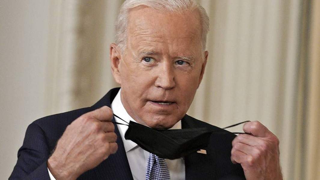 Президент США Джо Байден перед началом пресс-конференции в Белом доме в Вашингтоне