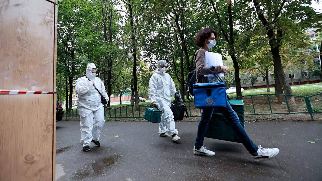 Ситуация у дома на Совхозной улице в Москве