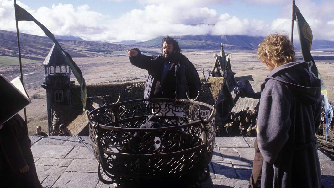 Питер Джексон на съемках «Властелин колец: Возвращение короля»