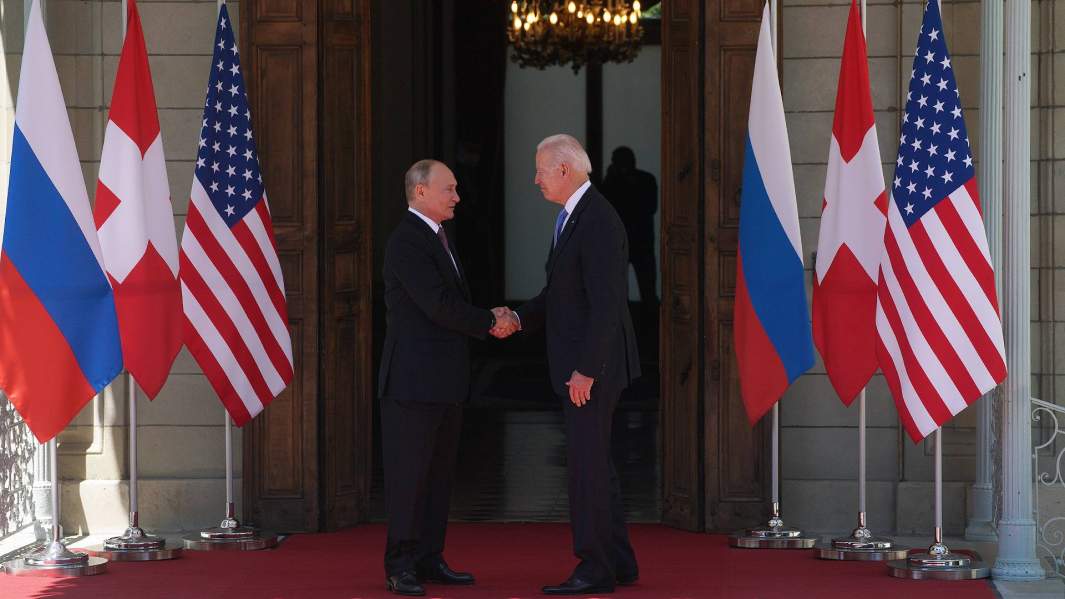 Встреча Владимира Путина и Джо Байдена на саммите в Женеве