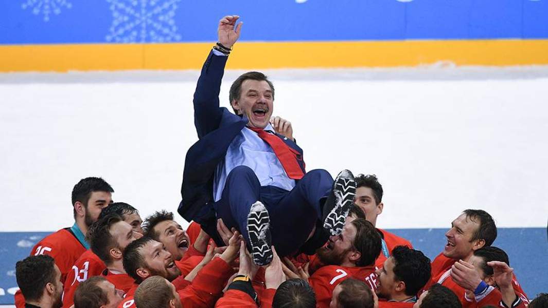 Победитель Игр в Пхенчхане-2018 Олег Знарок