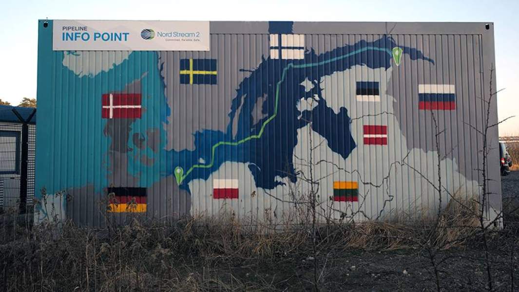 Береговые объекты газопровода «Северный поток-2» в городе Любмин в Германии