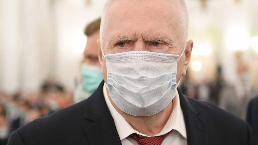 Лидер ЛДПР Владимир Жириновский на встрече президента РФ Владимира Путина с депутатами Государственной Думы РФ восьмого созыва