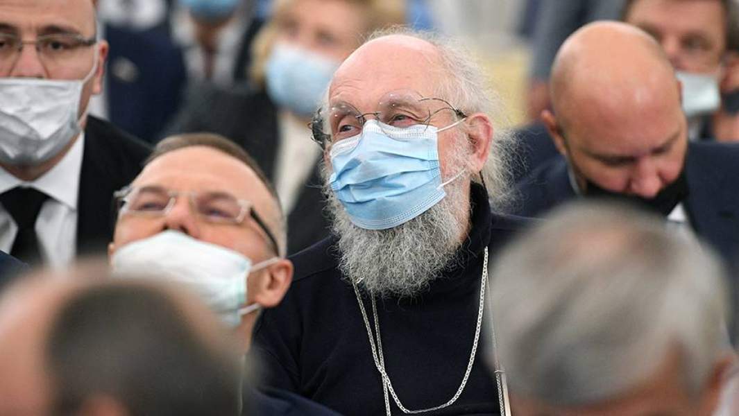 Депутат Государственной Думы РФ Анатолий Вассерман на встрече президента РФ Владимира Путина с депутатами Государственной Думы РФ восьмого созыва