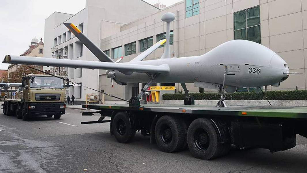 Средневысотный беспилотный летательный аппарат Hermes-900 производства израильской компании Israel Aircraft Industries 