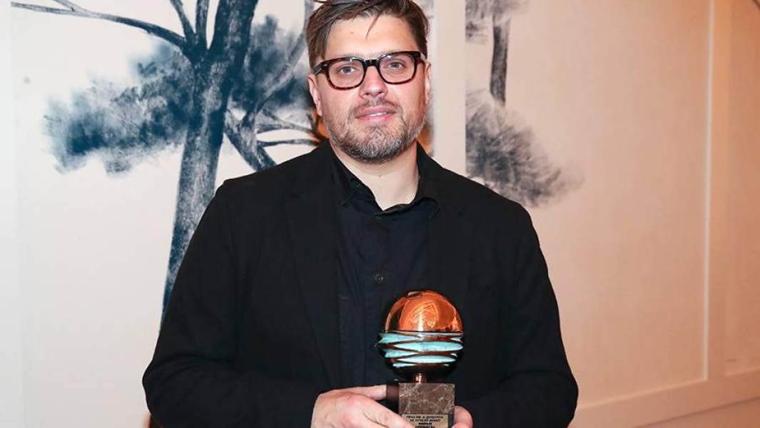 Режиссер Роман Васьянов на премьере своего фильма «Общага» в кинотеатре «Художественный»