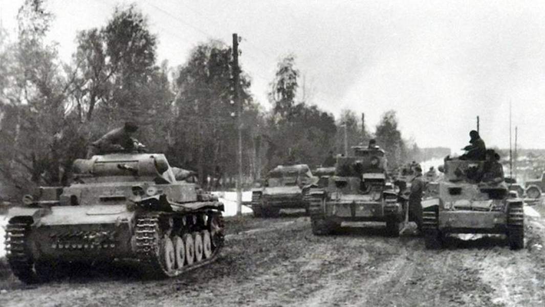 Продвижение немецких войск в районе Юхнова