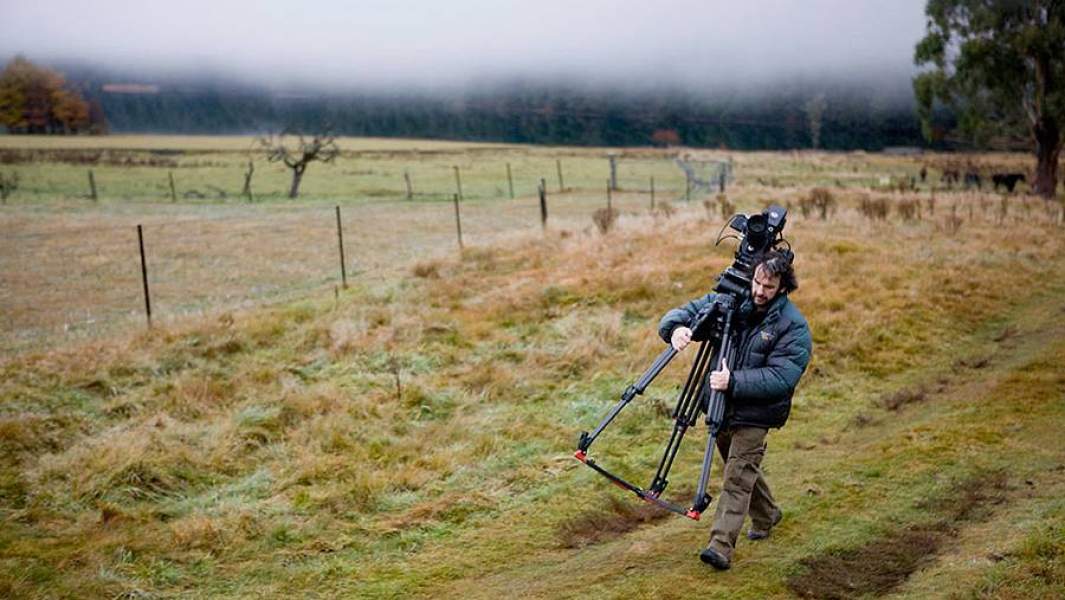 Питер Джексон на съемках фильма «Милые кости»