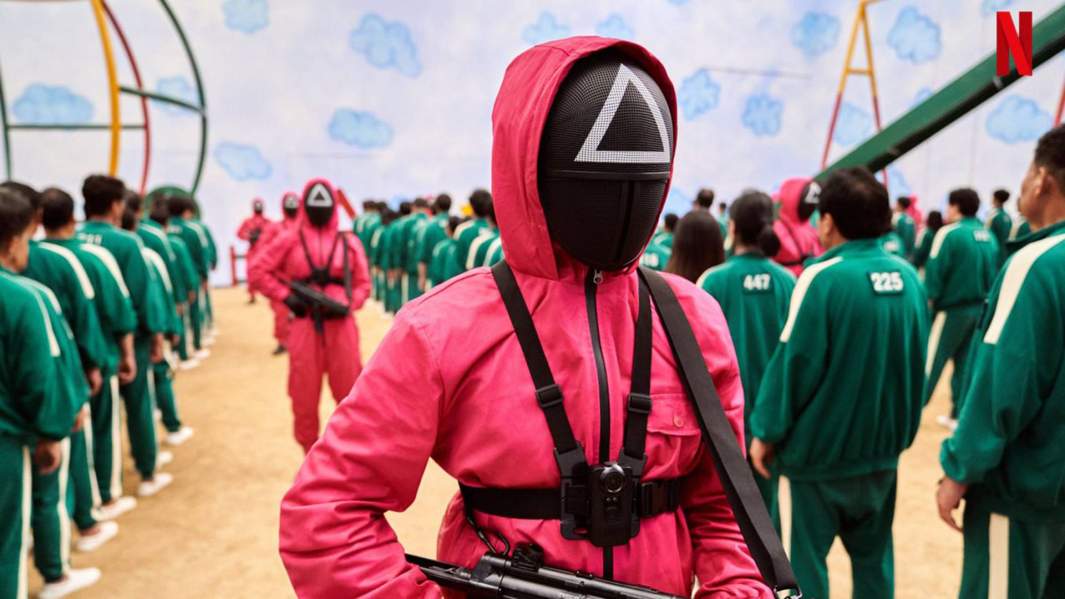 Кадр сериала «Игра в кальмара»