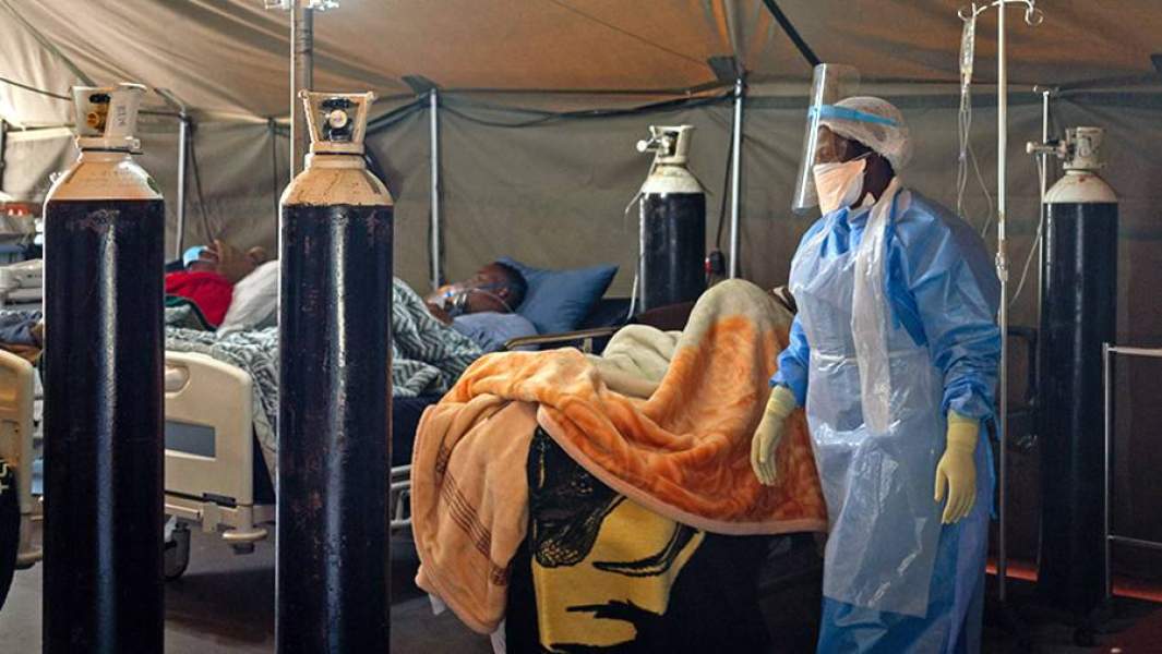 Ковидный госпиталь в ЮАР