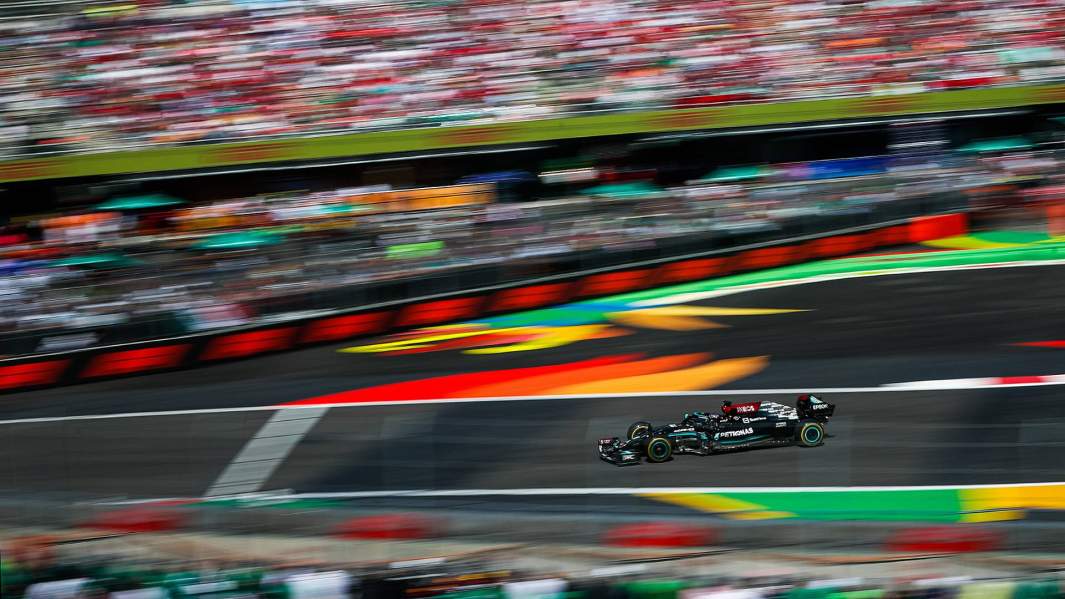 Болид Льюиса Хэмилтона на Грин-при в Мексике