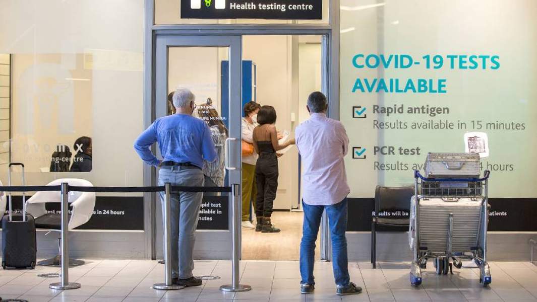 Центр тестирования на COVID-19 в аэропорту Кейптауна