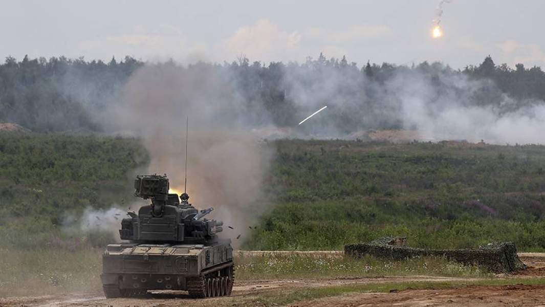 Зенитный пушечно-ракетный комплекс «Тунгуска-М1»