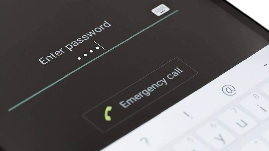Ввод пароля на телефон Android