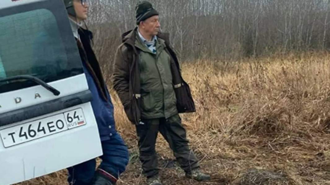 Валерий Рашкин на месте задержания