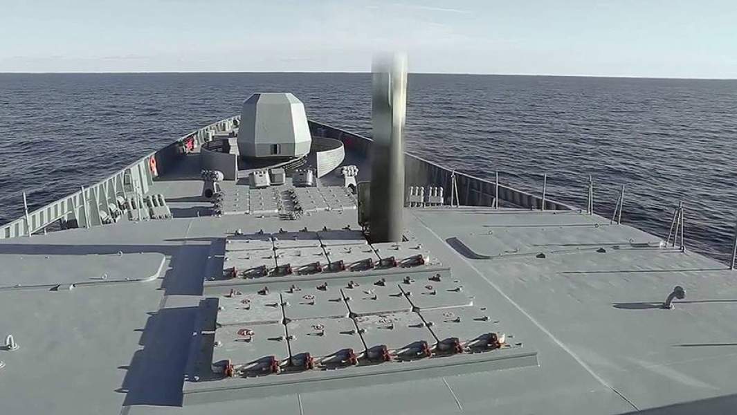 Пуск гиперзвуковой ракеты «Циркон» с фрегата «Адмирал Горшков»