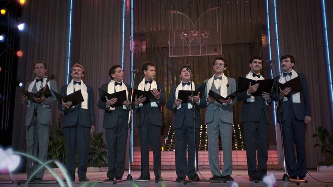 Команда КВН «Клуб одесских джентльменов» под художественным руководством Валерия Хайта, 1989 год