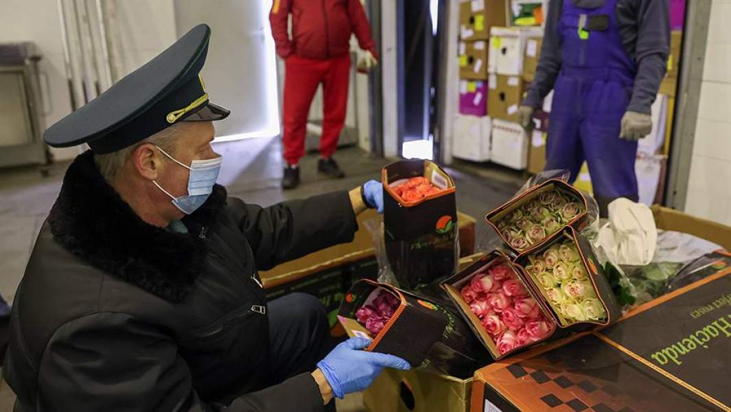 цветы таможня