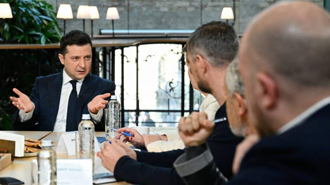 Пресс-марафон с участием Президента Украины Владимиром Зеленским