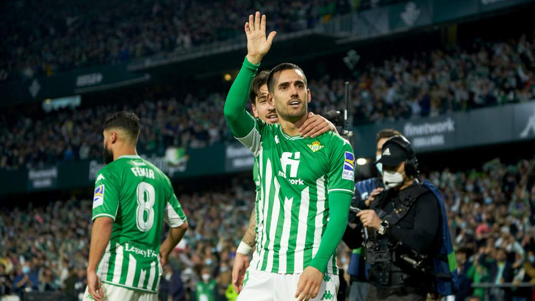 Хуанми Хименес из «Реал Бетис»  во время испанской лиги, Ла Лига Сантандер, футбольного матча между «Реал Бетис» и «Реал Сосьедад» 