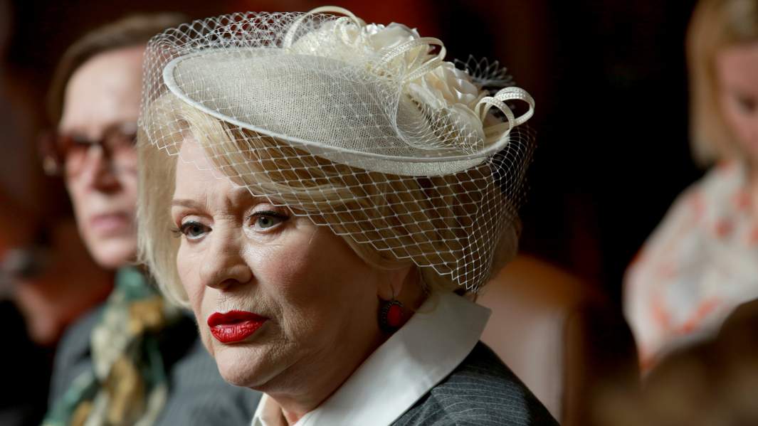 Актриса Галина Польских на съемочной площадке фильма «Бумеранг»