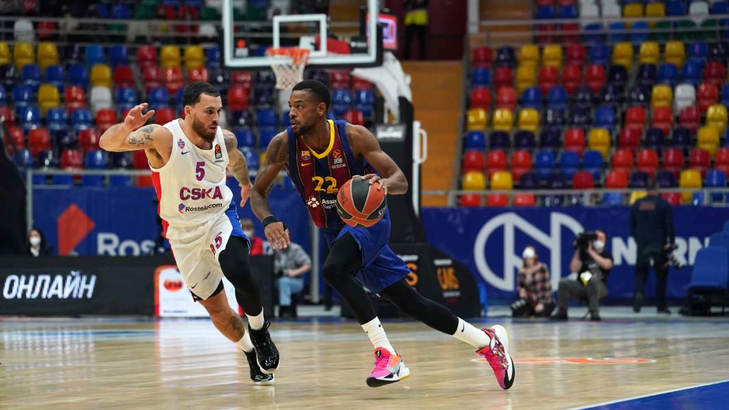 Матч между БК «ЦСКА» и БК «Барселона»