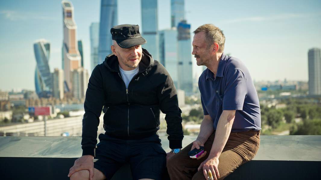 Режиссер Пётр Буслов и актер Тимофеей Трибунцев(слева направа)