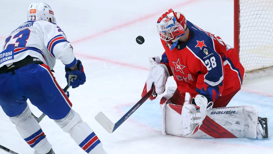 Матч между ХК «СКА» и «ЦСКА»