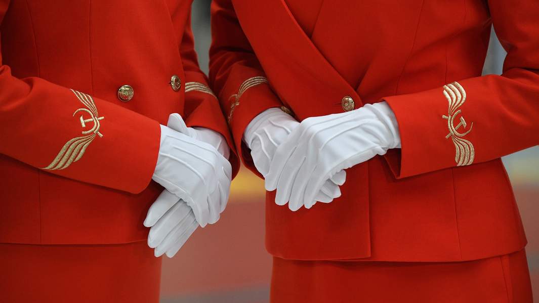 Стюардессы авиакомпании "Аэрофлот"