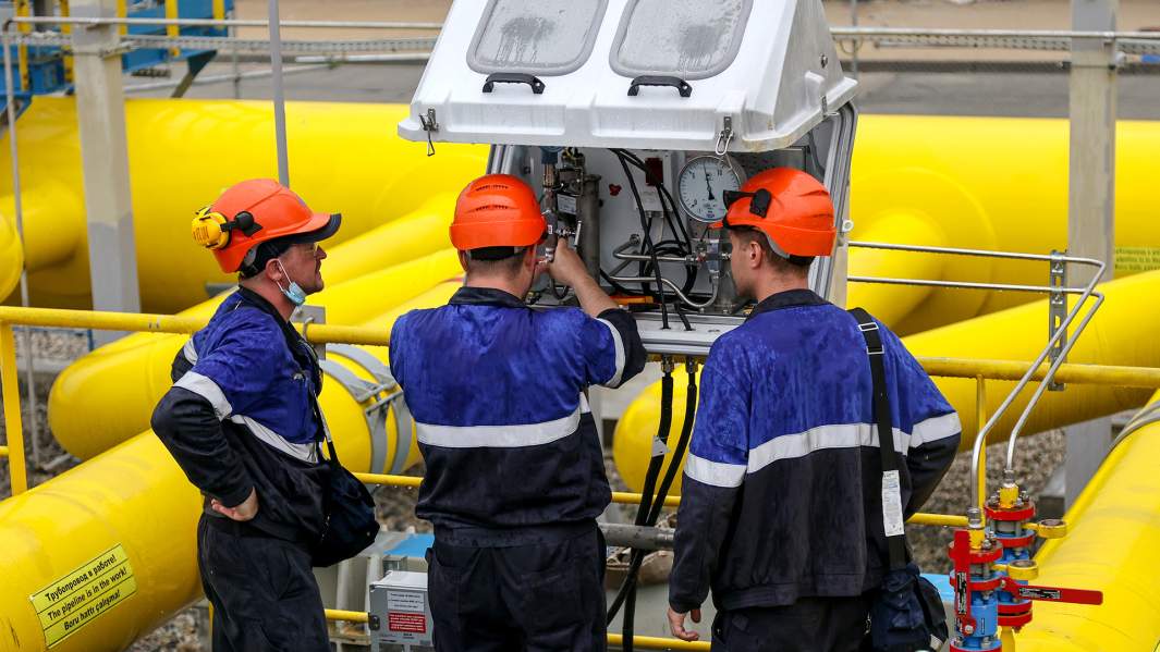 Трубы газопровода