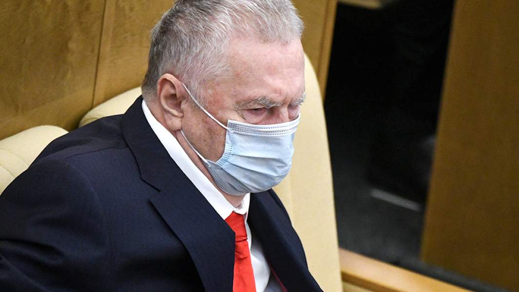 Руководитель фракции ЛДПР Владимир Жириновский на заключительном пленарном заседании осенней сессии Государственной Думы РФ