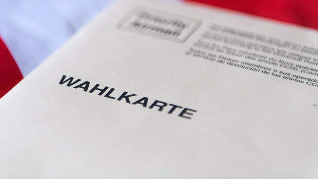 Бюллетень для голосования на выборах в Австрии