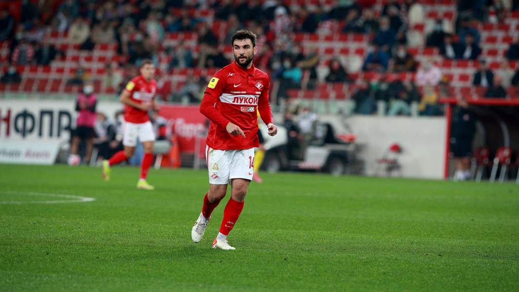 Капитан московского «Спартака» и сборной Георгий Джикия