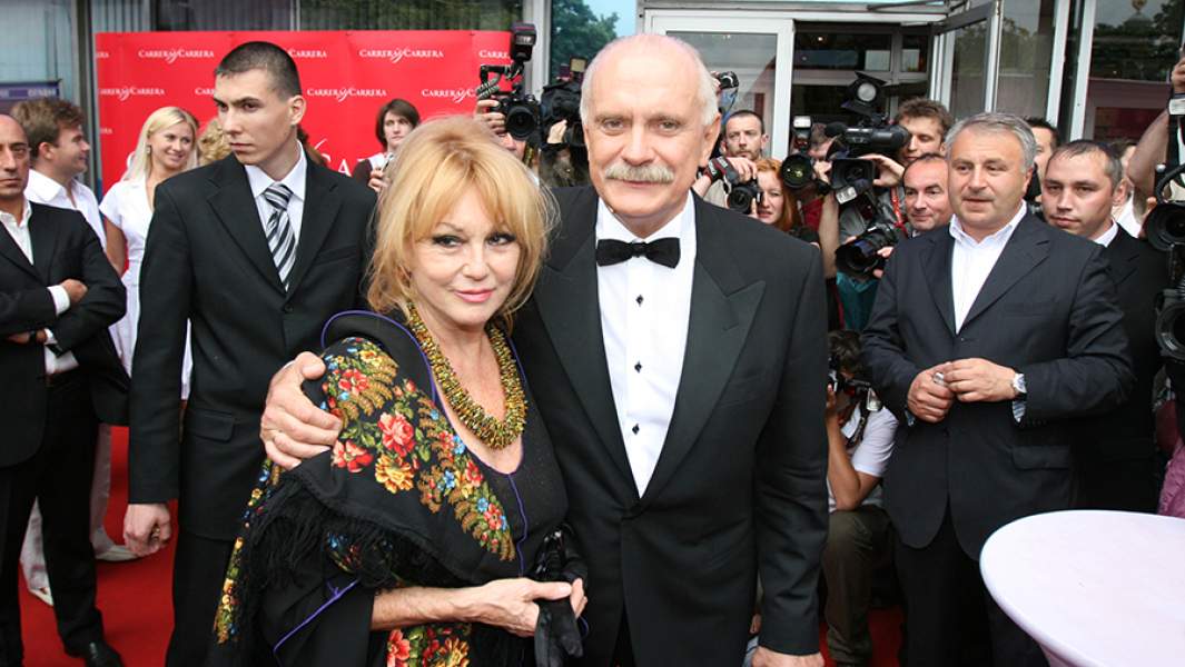 На закрытии Московского международного фестиваля с режиссером Никитой Михалковым, 2008 год