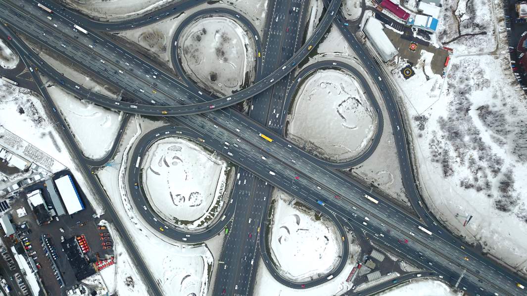 вид с коптера 