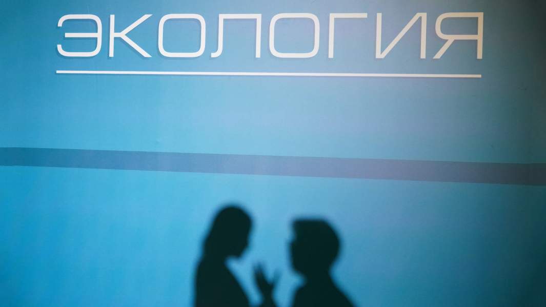 надпись экология