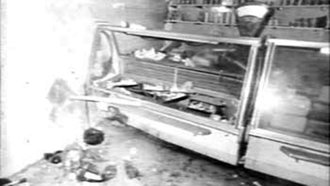 Помещение магазина №15, взорванного 8 января 1977 года